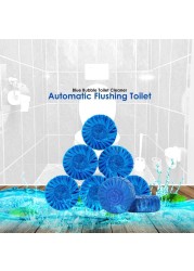 Marrkhor 20-Pcs Automatic Toilet Bowl Cleaner Tablets Stain Remover Bathroom Flush Tank Blue Tablets