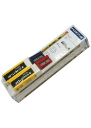 Staedtler Noris HB Pencils 2 PCS and Eraser 526N20 2 PCS with Sharpener 510-50 2 PCS