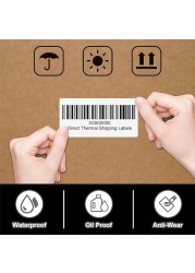 2&quot; X 1&rdquo; Direct Thermal Labels, Label Stickers, Barcode Sticker, Barcode Labels, White Thermal Printer Labels, Compatible with Rollo &amp; Zebra Desktop Printers,1000 Labels/Roll (1 Roll = 1000 Labels)