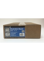 Crescent No 99 Cold Press Illustration Board 9 x 12 Inches Pack of 40