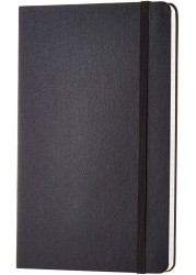 Generic Notebooks/Journals/Diary, Premium Thick Paper Leather Writing Journal, A5 Size, Hard Cover| Lined 200 Pages (6 X 8.25 Inches), Black