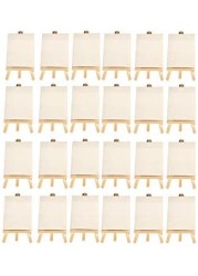 Generic My Mini Canvas &amp; Easel Set 24 Pcs 10X10cm