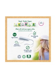 Lil-Lets Organic Non-Applicator Super Plus White 16 Tampons
