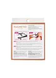 KISSMagnetic Lash 01 Synthetic False Eyelashes with Magnets Under and Over Your Upper Lashes No Glue Needed Lightweight Reusable Contact Lens Friendly Cruelty Free with Lash Applicator 1 Pair
