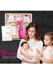 Spa Gift Box for Women Self Care Spa Gift Set Mom Spa Gift Basket Ideal Gift for Mothers Day Spa Kit with Artisan Soaps Lotion Bath Bomb Tumbler and Mom Greeting Card by Age of Sage