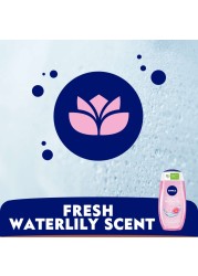 NIVEA Shower Gel Body Wash Waterlily &amp; Oil 250ml Pack of 3