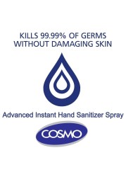 Cosmo Advanced Instant Hand Sanitizer Spray - 100ml, Pack Of 30