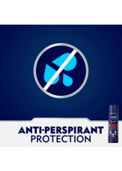 NIVEA MEN Antiperspirant Spray for Men Dry Impact 150ml Pack of 3