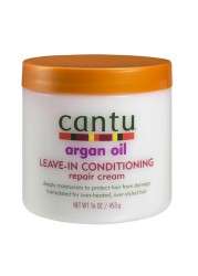 Cantu Argan Oil Leave-In Conditioning Repair Cream White 453g