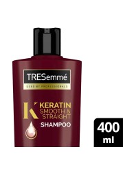 TRESemm&eacute; Keratin Smooth &amp; Straight Shampoo With Argan Oil Enjoy Up To 72 Hours Of Frizz Control 400ml