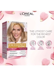 L&#39;Oreal Paris Excellence Cream Triple Care Permanent Hair Colour 9.1 Very Light Ash Blonde