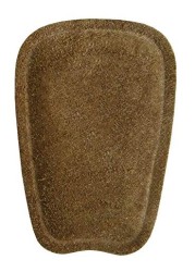 pedag Supra German Handmade Shoe Tongue Pads Soft Suede Leather and Memory Foam Shoe Padding Solves Loose Shoes Problem 1 Pair LargeXLarge Size