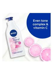 NIVEA Even Tone Body Lotion Natural Glow Complex &amp; Vitamin C UV Protection All Skin Types Jar 625ml