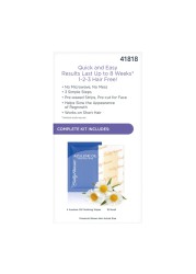 Sally Hansen Hair Remover Wax Strip kit for Face 18 Wax Strips
