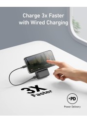 Anker Power Bank, 633 Magnetic Battery (MagGo), 10000mAh Foldable Magnetic Wireless Portable Charger, 20W USB-C Power Delivery for iPhone 13/13 Pro / 13 Pro Max / 12/12 Pro and 12 Pro Max (Black)