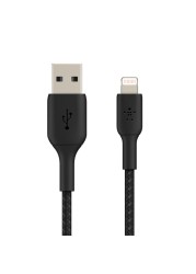 بوست تشارج كابل مضفر من USB-C إلى USB-A ـ 2 متر - أسود