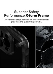Ringke - iPhone 16 Pro Max Case Cover , Fusion X Series , Black