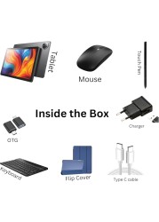 تابلت Oteeto TAB 14/11 بوصة/8 ميجابكسل أمامي + كاميرا خلفية 13 ميجابكسل/ذاكرة وصول عشوائي 8 جيجابايت + ذاكرة قراءة فقط 512 جيجابايت/بطارية 8000 مللي أمبير/ساعة/واي فاي 5G/لوحة مفاتيح/غطاء قابل للطي