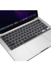 US Version Arabic Keyboard Cover for MacBook Air 15/13.6&quot; 2022,2023 Model A2941/A2681 &amp; MacBook Pro 14&quot; 2023,2022, Model A2442, A2779 M1 &amp; MacBook Pro 16&quot; 2023,2022, Model A2485,A2780 M1, Black