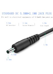 XBW - DC Power Supply 12V 2A, AC 110-240V to DC 12V Adaptor Power Cable Led Transformer Converter Portable Wall Charger