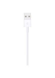 أبل كابل شحن لايتنينج إلى USB لمزامنة البيانات - أبيض، 1 متر
