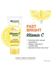 Garnier SkinActive Fast Bright Face Wash with Pure Lemon Essence 100ml