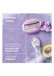 Gillette Venus Comfortglide Breeze Razor and Cartridges Pack of 7