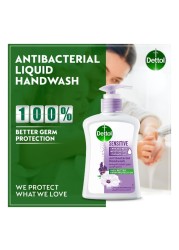 Dettol Sensitive Antibacterial Liquid Hand Wash Lavender And White Musk White 400ml Pack of 2