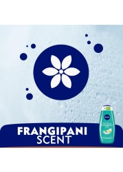 NIVEA Shower Gel Body Wash Frangipani and Oil Caring Oil Pearls Frangipani Scent 500ml
