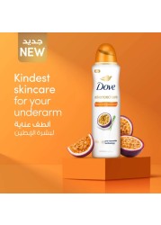 Dove Advanced Care Antiperspirant Deodorant Spray, Passion Fruit &amp; Lemongrass, 150ml