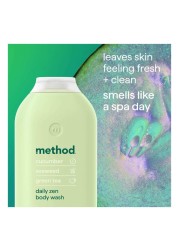 Method Daily Zen Cucumber Seaweed Green Tea Body Wash 532ml