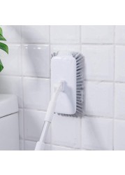 Aiwanto 2 Pack Set Cleaning Wiper and Brush Bathroom Toilet Cleaning Brush Wiper Floor Cleaning Wiper(Random Colour)