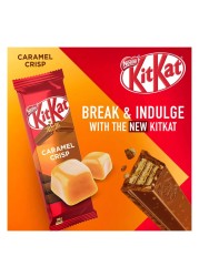 Nestle KitKat Caramel Crisp Chocolate Bar, 120g Pack of 15