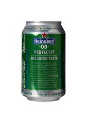 Heineken 0.0 Non Alcoholic Beer Can 330ml Pack of 6