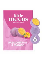 Little Moons Totally Tropical Passionfruit And Mango Mochi Ice Cream 32g Pack of 6