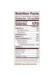 Bob&#39;s Red Mill Non-GMO Organic Whole Grain Quick Cooking Rolled Oats, 454g