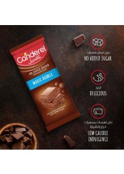 Canderel Magic Bubble No Added Sugar Milk Chocolate Bar, 74g