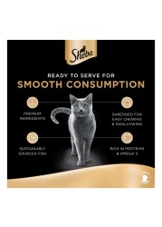Sheba Filets with Sustainable Whitefish Flavour in Gravy Wet Food for Cat, 60g