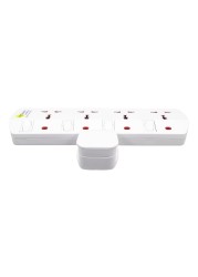 MyChoice 4-Way T-Shape Universal Wall Socket Adapter