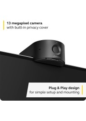 Jabra PanaCast 20 4K Video Conferencing Camera - Flexible Plug & Play Personal Video Solution Webcam with AI-powered 4K Ultra-HD, Intelligent Zoom and Lighting Optimization