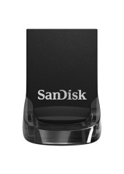 سانديسك ألترا فيت USB فلاش درايف 64 غيغابايت - أسود