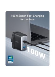 Anker Nano USB-C Port Wall Charger Black 100W