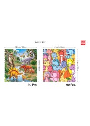 Unik Play Go Crazy Dino Jigsaw Puzzle UPJP 1212/GB01