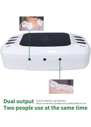 Multi-Function Digital Therapy Massager Machine - Electrotherapy Pain Relief, EMS TENS Therapy, Portable Electric Muscle Stimulator, Adjustable Intensity