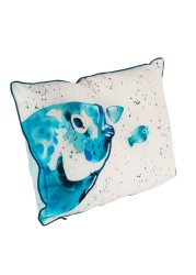 Biggdesign Anemoss Bream Patterned Rectangle Pillow, Fiber Filled, 100% Cotton Fabric, Special Design, Home Decor, Soft and Comfortable, Marine and Marine Themed