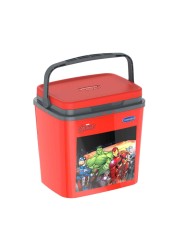 Cosmoplast Marvel Avengers Chillbox Insulated Lunch Box With Handle IFDIAVGCB004 Red 4L
