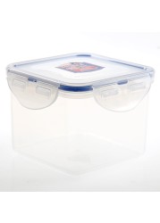 Lock &amp; Lock Classic Plastic Square Food Container Clear/Blue 680ml