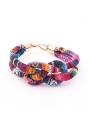 AnemosS Sailor&#39;s Knot Pink Rope Women&#39;s Bracelet