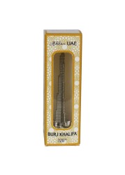 Winds Trading Ahlan UAE Metal Burj Khalifa Extra Small Silver