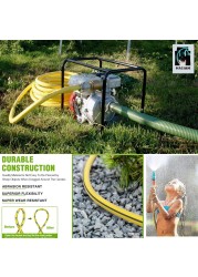 Hassan 1&quot; (25mm) Garden Hose Pipe Heavy Duty for Gardening (5 Meter Length) - Weather Resistant, and Easy to Store Ideal for Garden Watering, Car Washing, and Irrigation